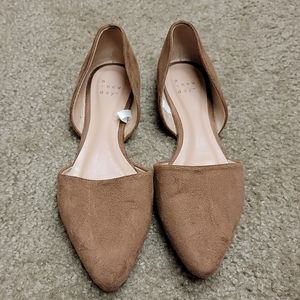 A New Day Faux suede dorsay flats